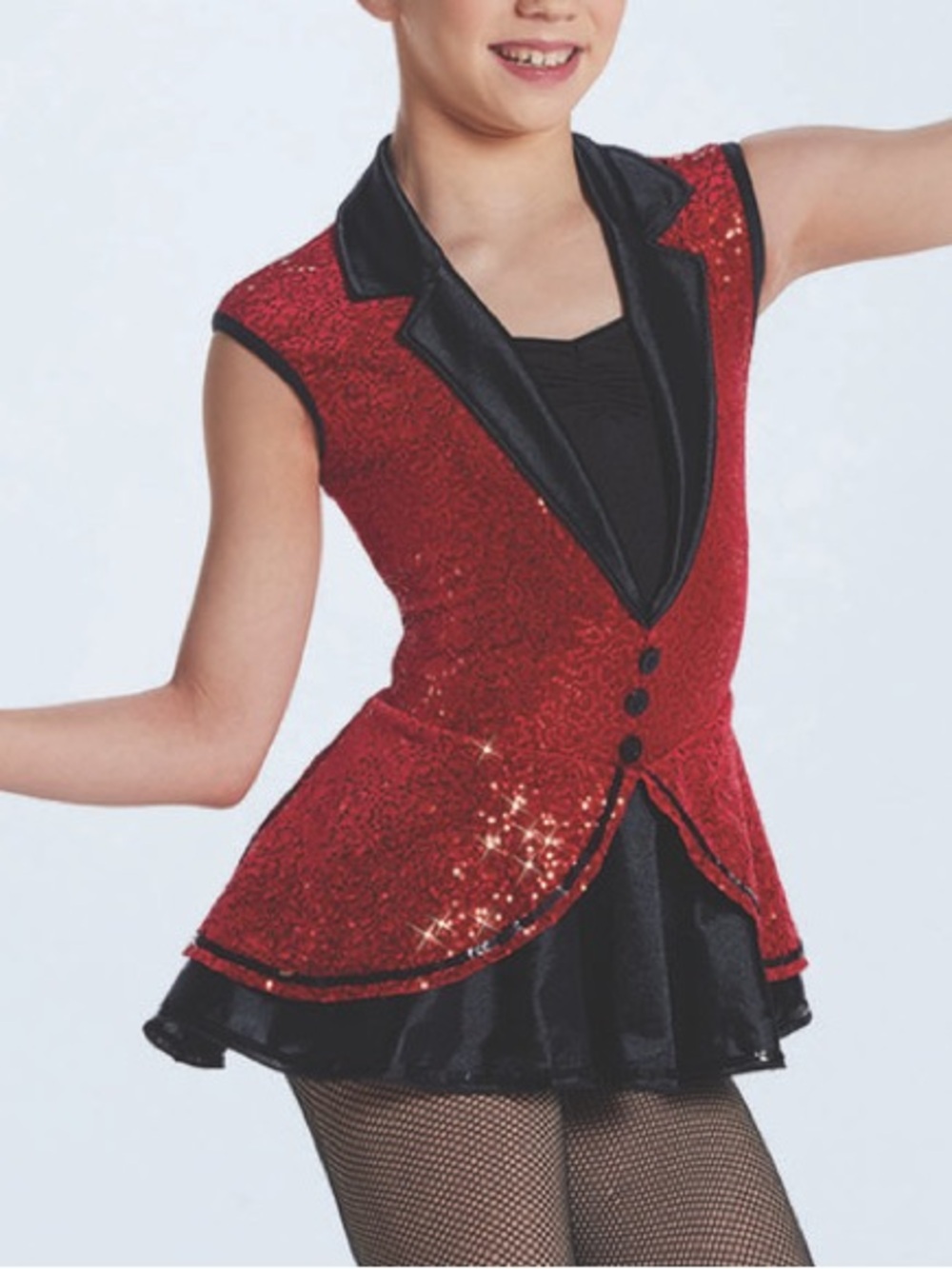 Weissman Sequin Red Dress Dance Costume